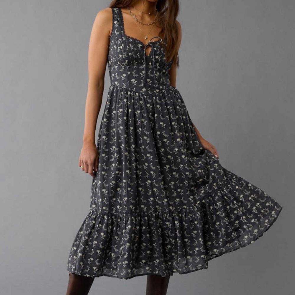 AMERICAN EAGLE : Cotton Midi Dress